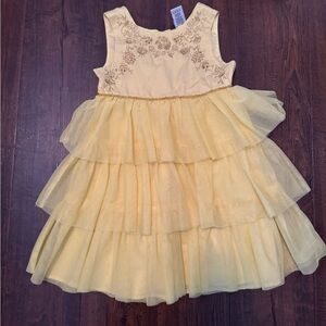 Disney Belle dress Yellow Layered Tulle Dress